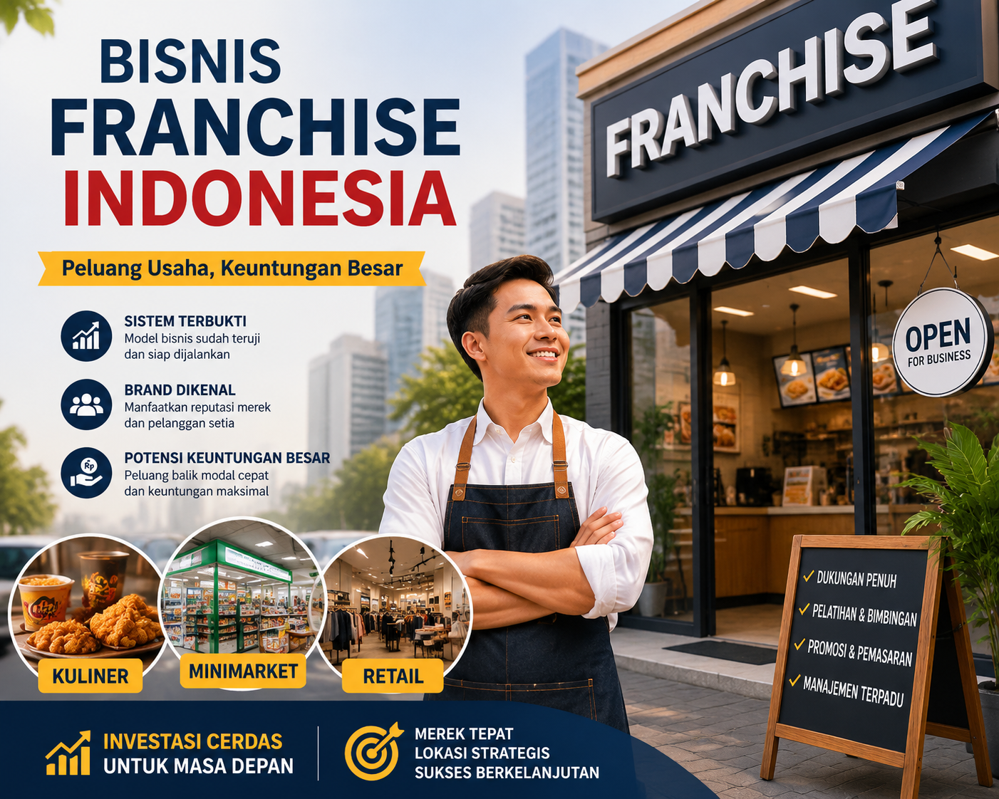 Bisnis Franchise Indonesia dengan Potensi Keuntungan Besar