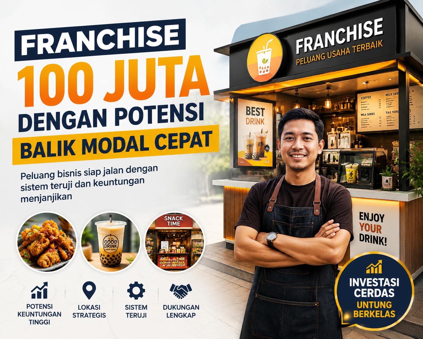 Franchise 100 Juta dengan Potensi Balik Modal Cepat