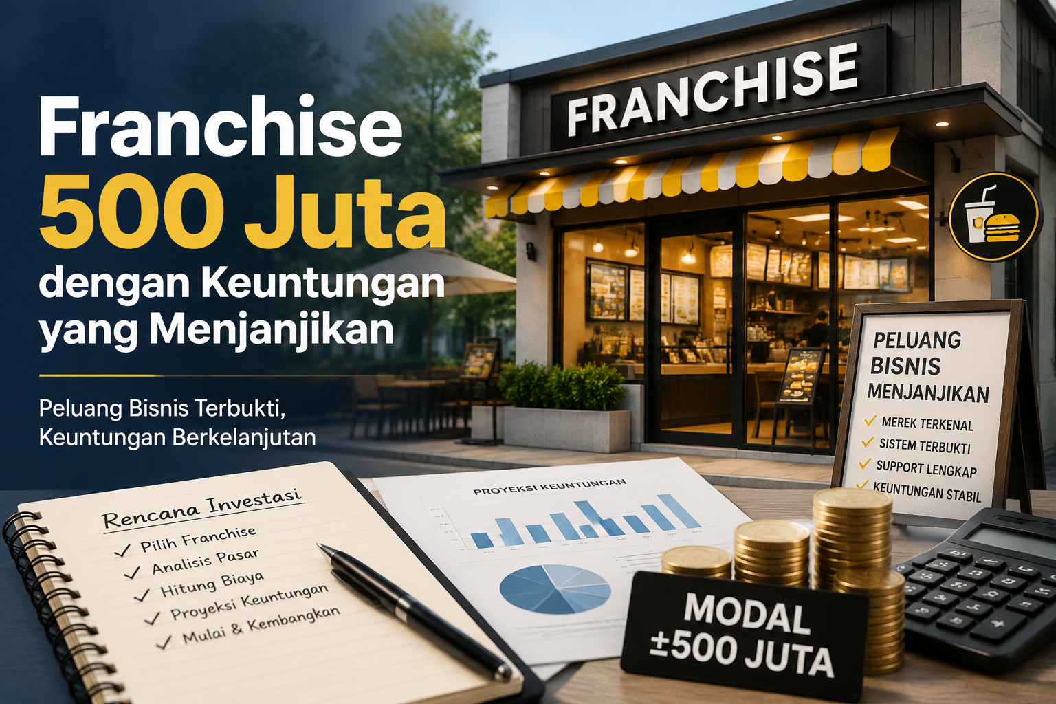 Franchise 500 Juta dengan Keuntungan yang Menjanjikan
