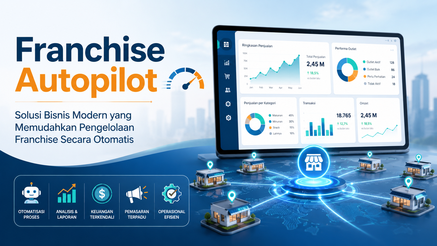 Franchise Autopilot, Solusi Bisnis Modern yang Memudahkan Pengelolaan Franchise Secara Otomatis