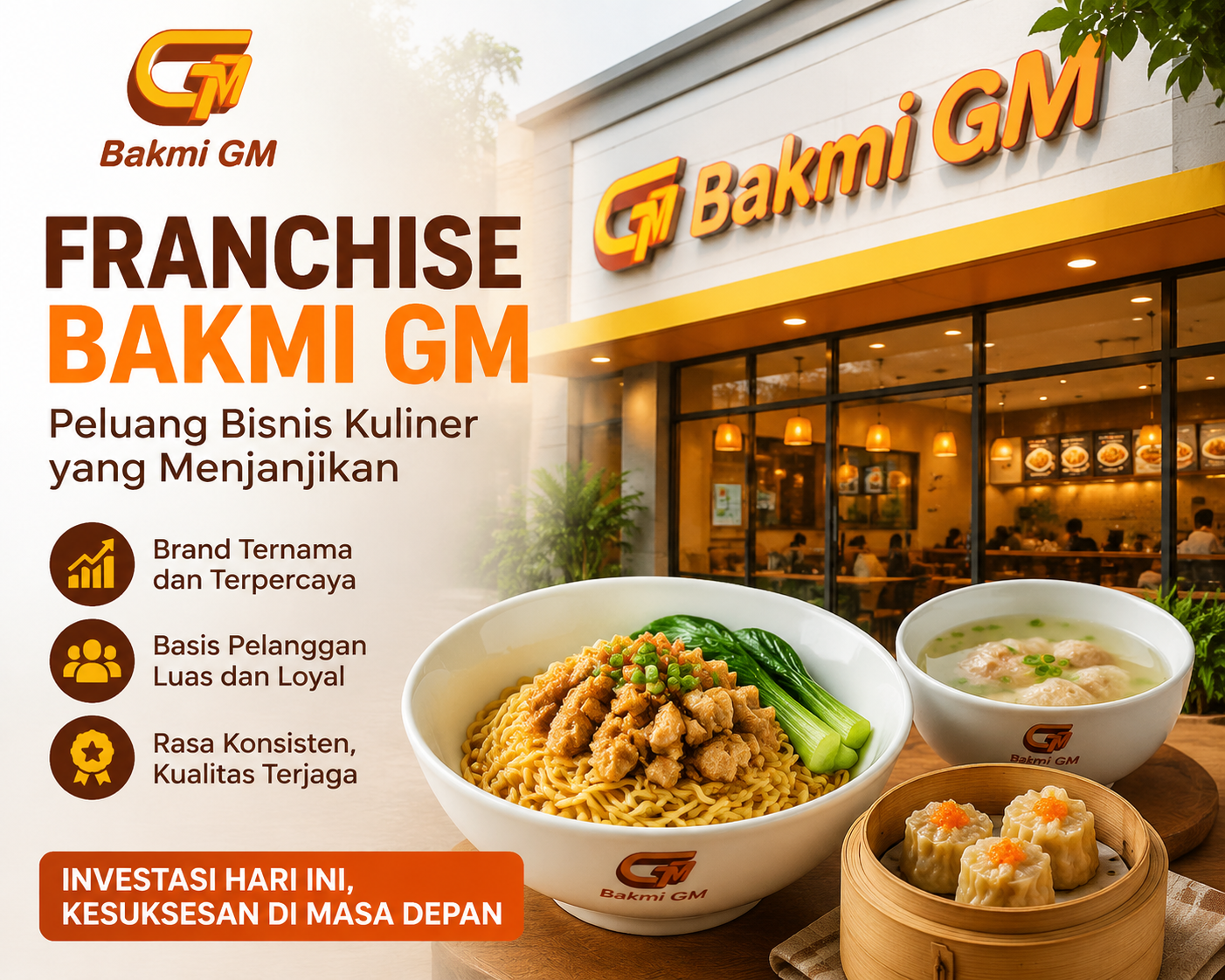 Franchise Bakmi GM Jadi Peluang Bisnis Kuliner yang Menjanjikan