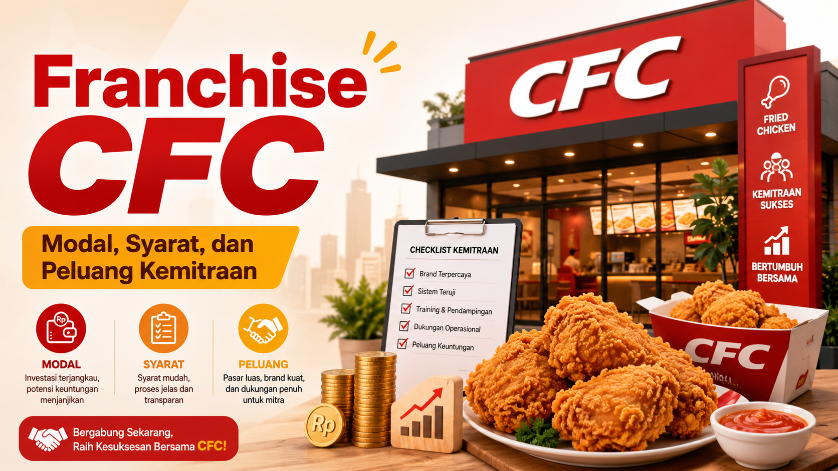 Franchise CFC: Modal, Syarat, dan Peluang Kemitraan