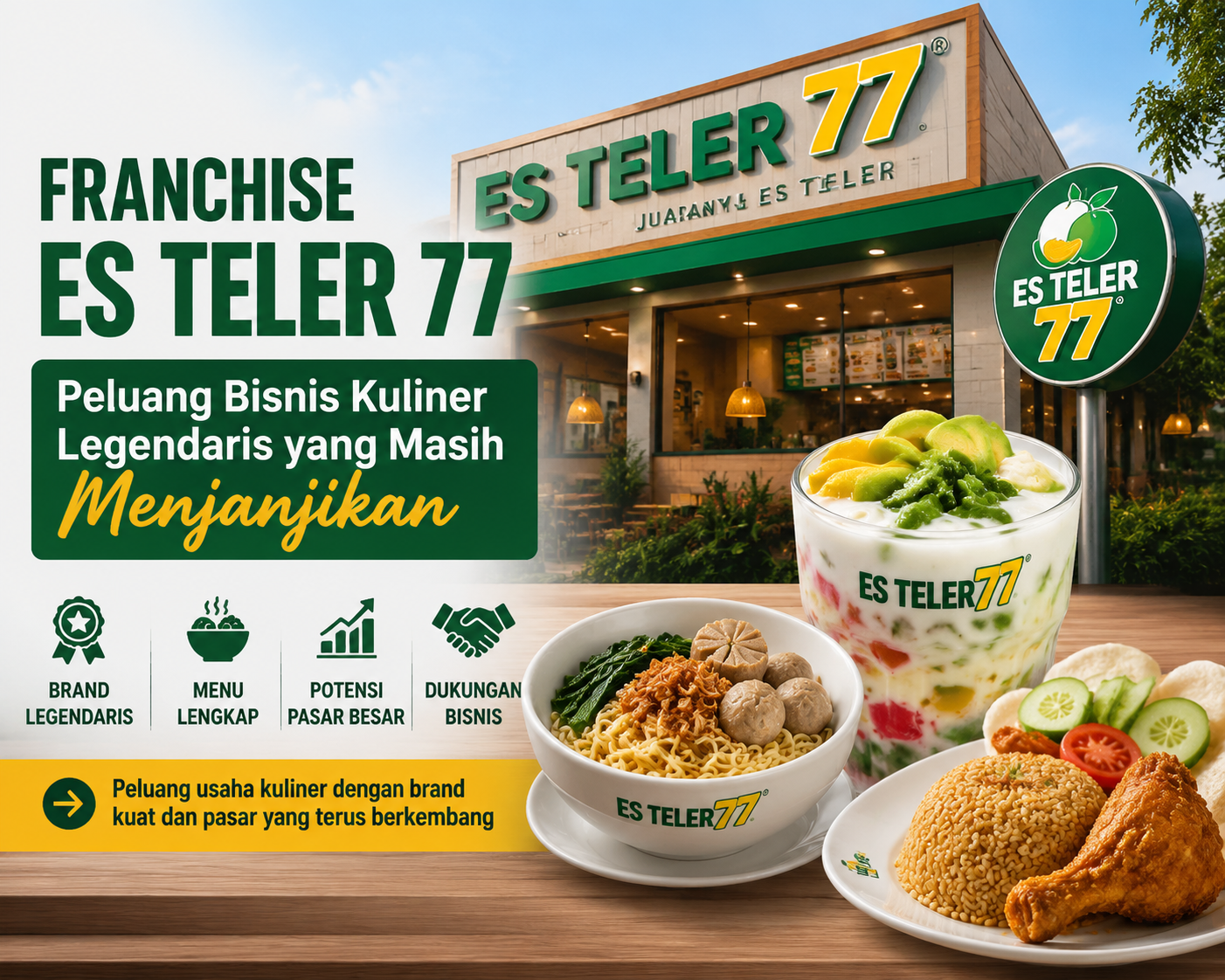 Franchise Es Teler 77: Peluang Bisnis Kuliner Legendaris yang Masih Menjanjikan