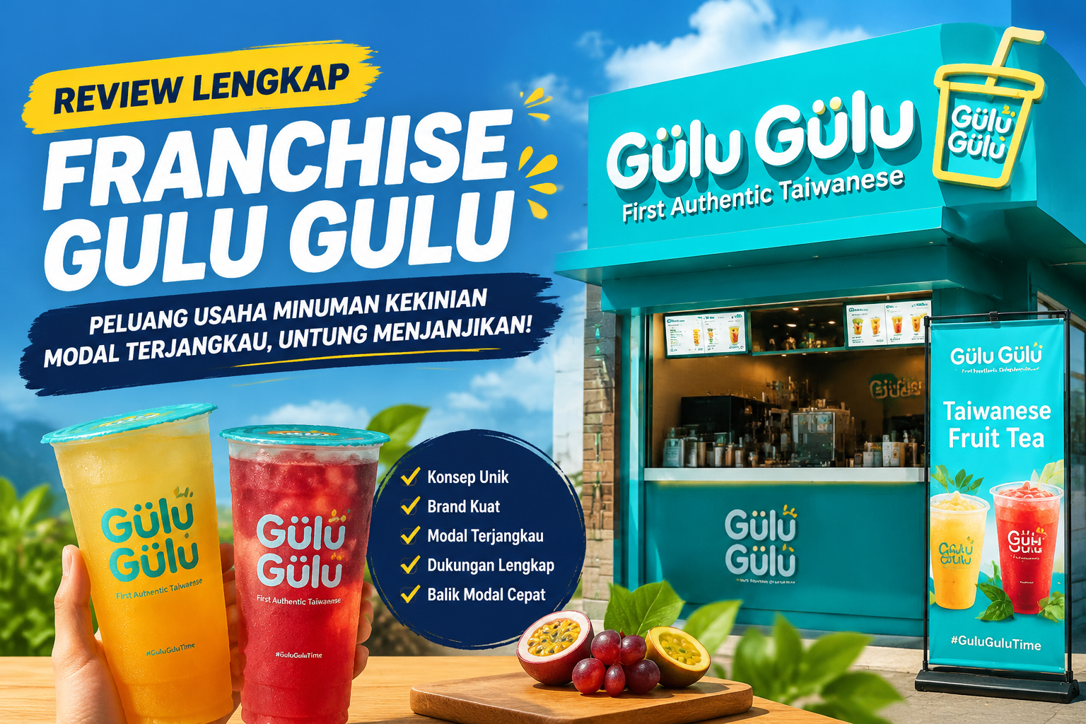 Franchise Gulu Gulu: Peluang Bisnis Minuman Kekinian yang Menggiurkan di 2026