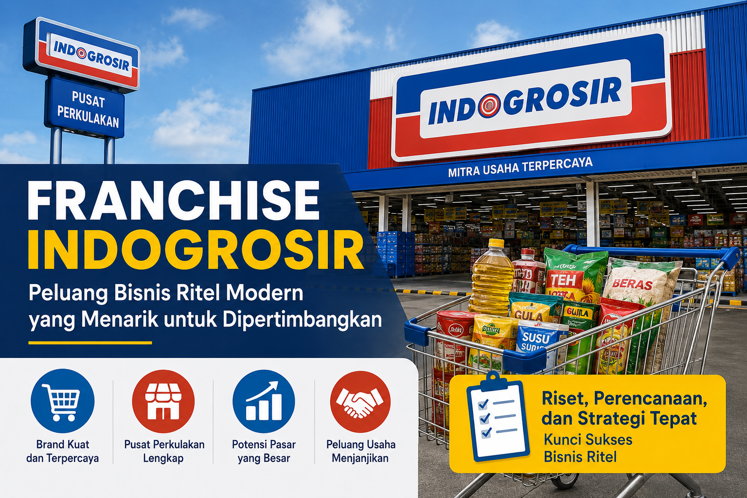 Franchise Indogrosir, Peluang Bisnis Ritel Modern yang Menarik untuk Dipertimbangkan