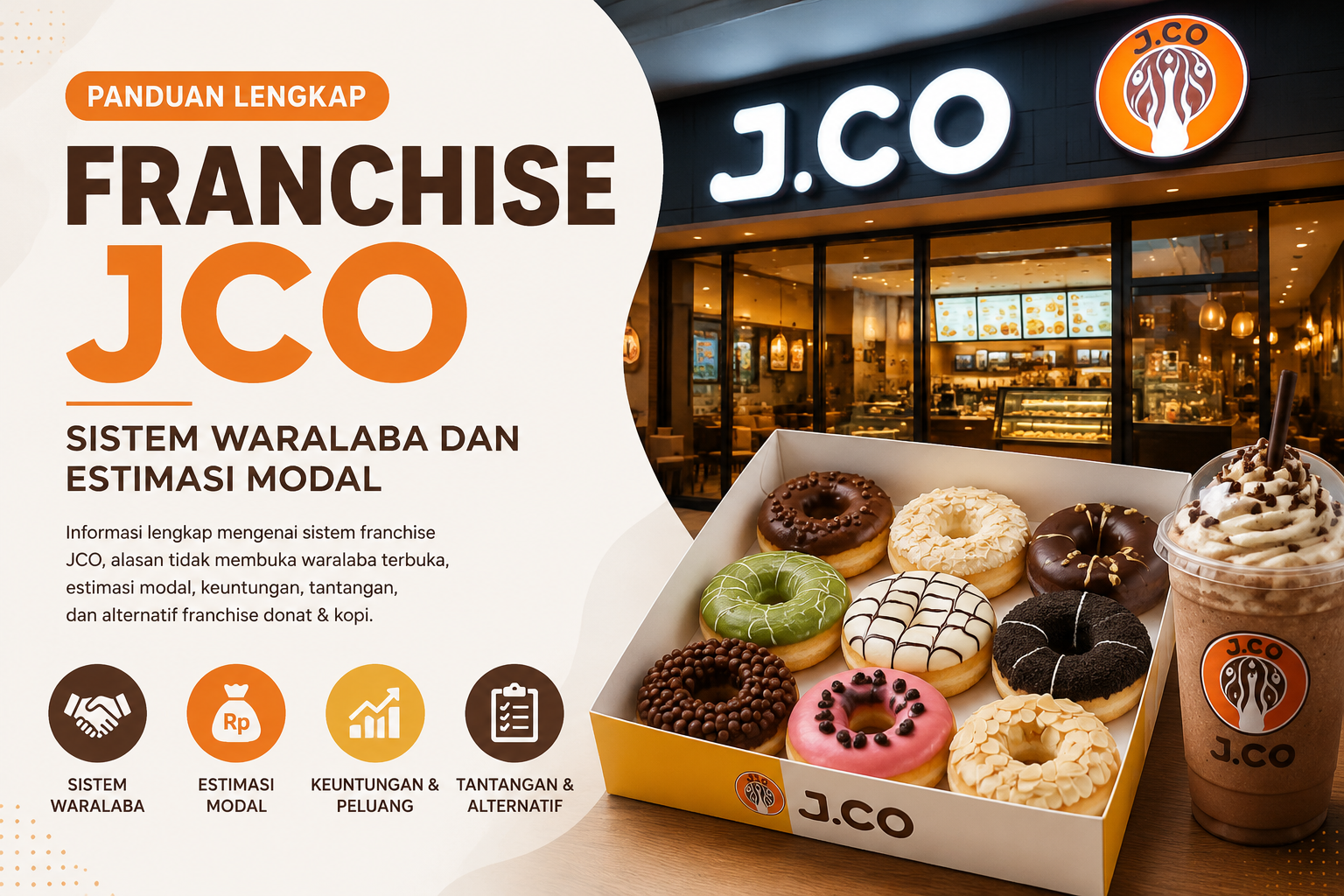 Franchise JCO: Sistem Waralaba dan Estimasi Modal