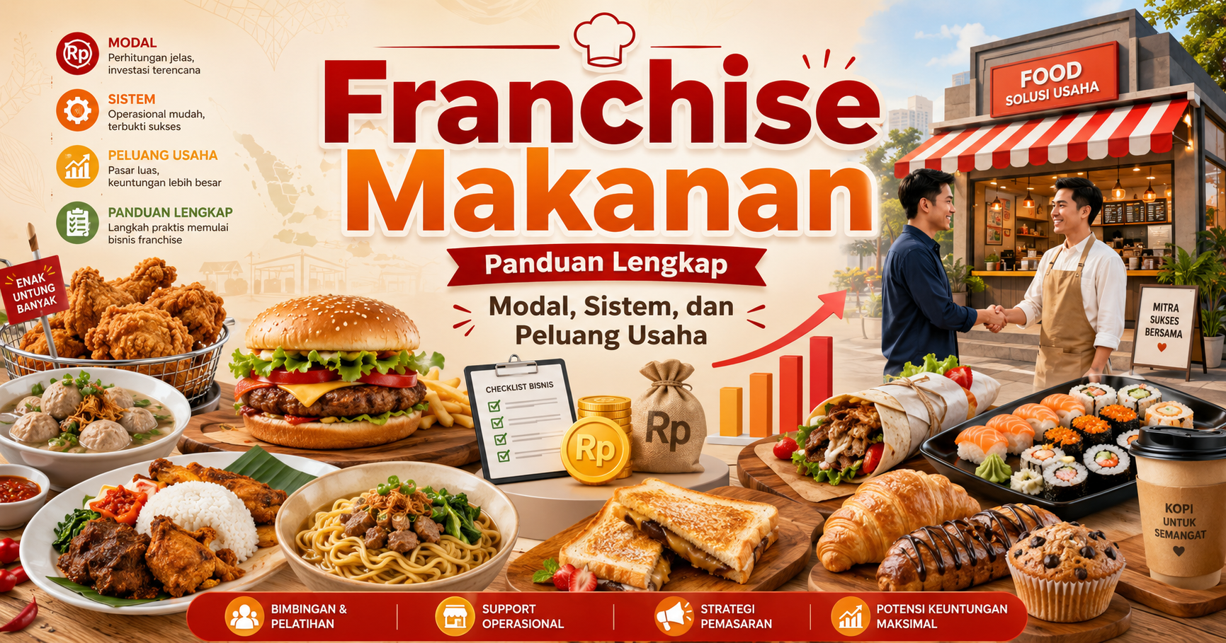 Franchise Makanan: Panduan Lengkap Modal, Sistem, dan Peluang Usaha