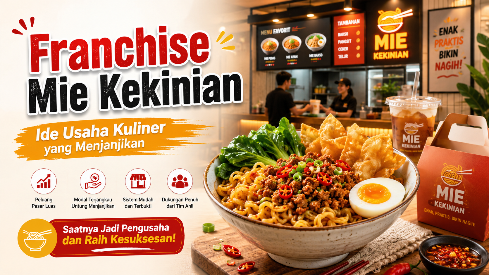 Franchise Mie Kekinian: Ide Usaha Kuliner yang Menjanjikan