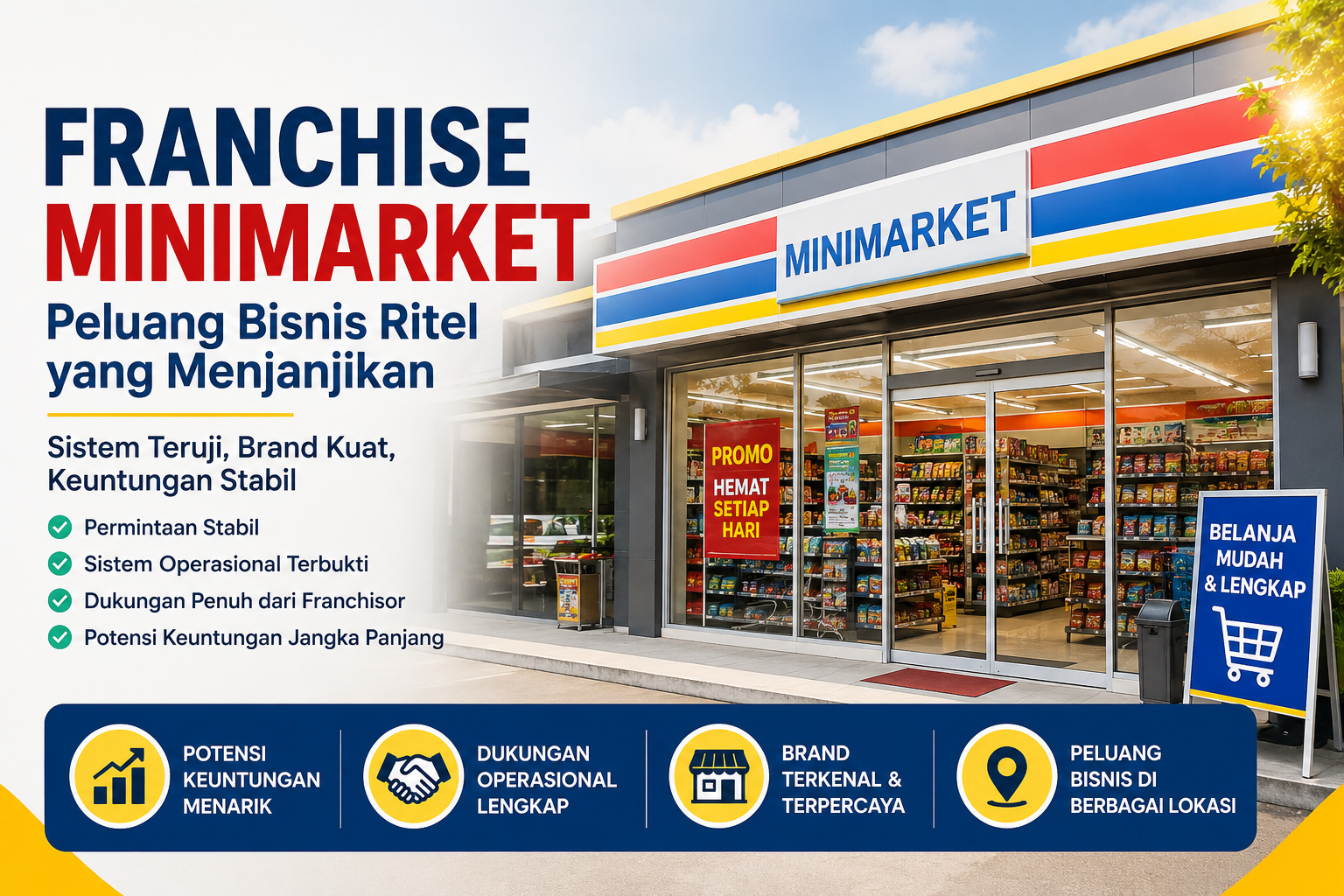 Franchise Minimarket yang Menjanjikan untuk Memulai Bisnis Ritel dengan Modal Terukur