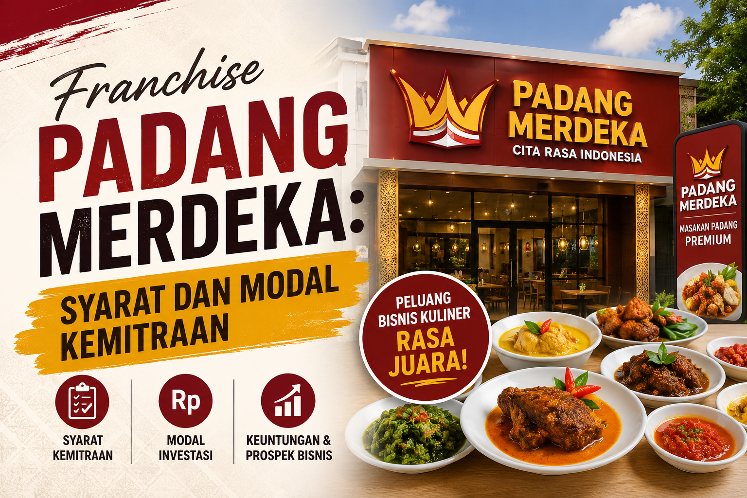 Franchise Padang Merdeka: Syarat dan Modal Kemitraan