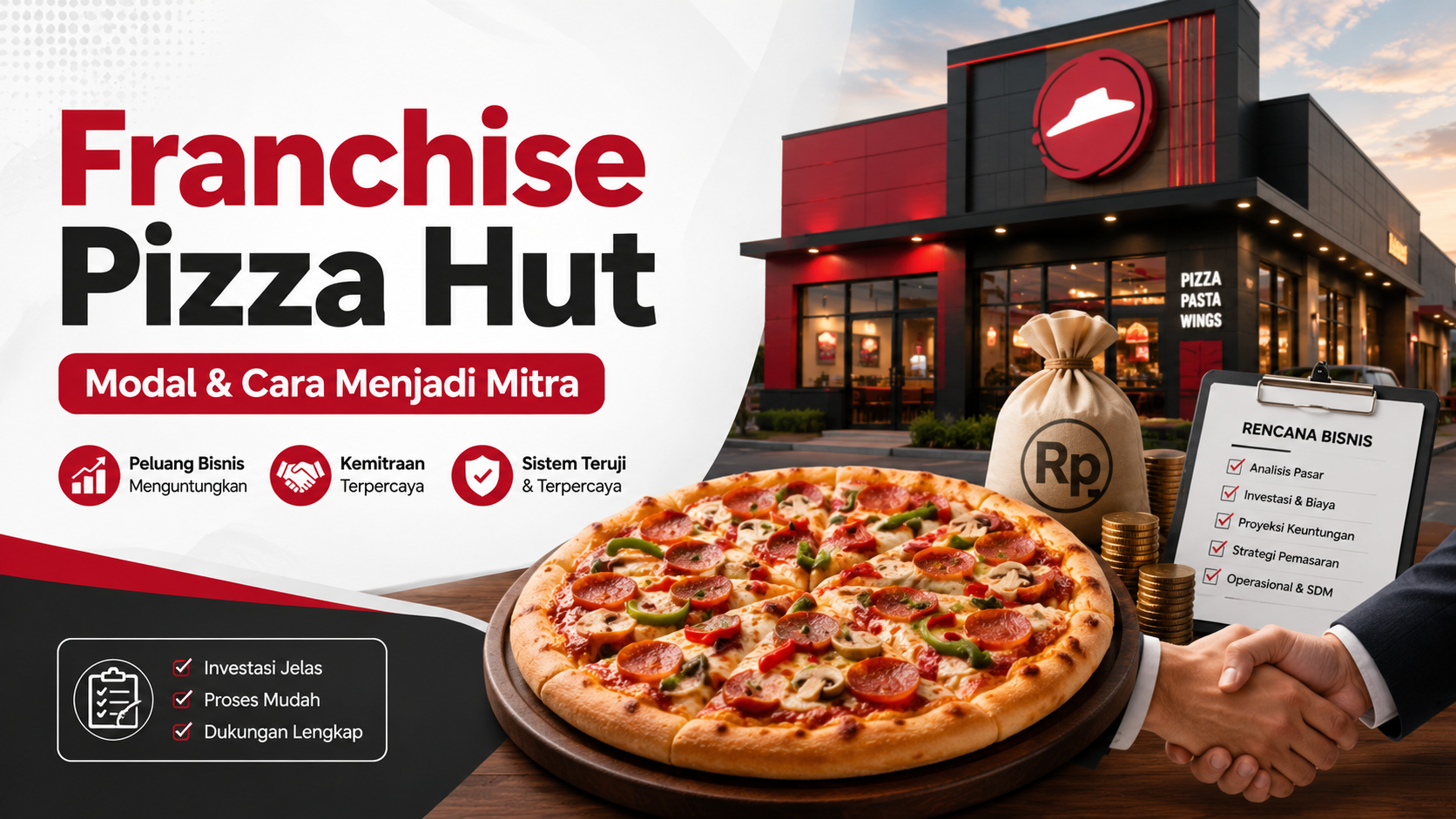 Franchise Pizza Hut: Modal dan Cara Menjadi Mitra