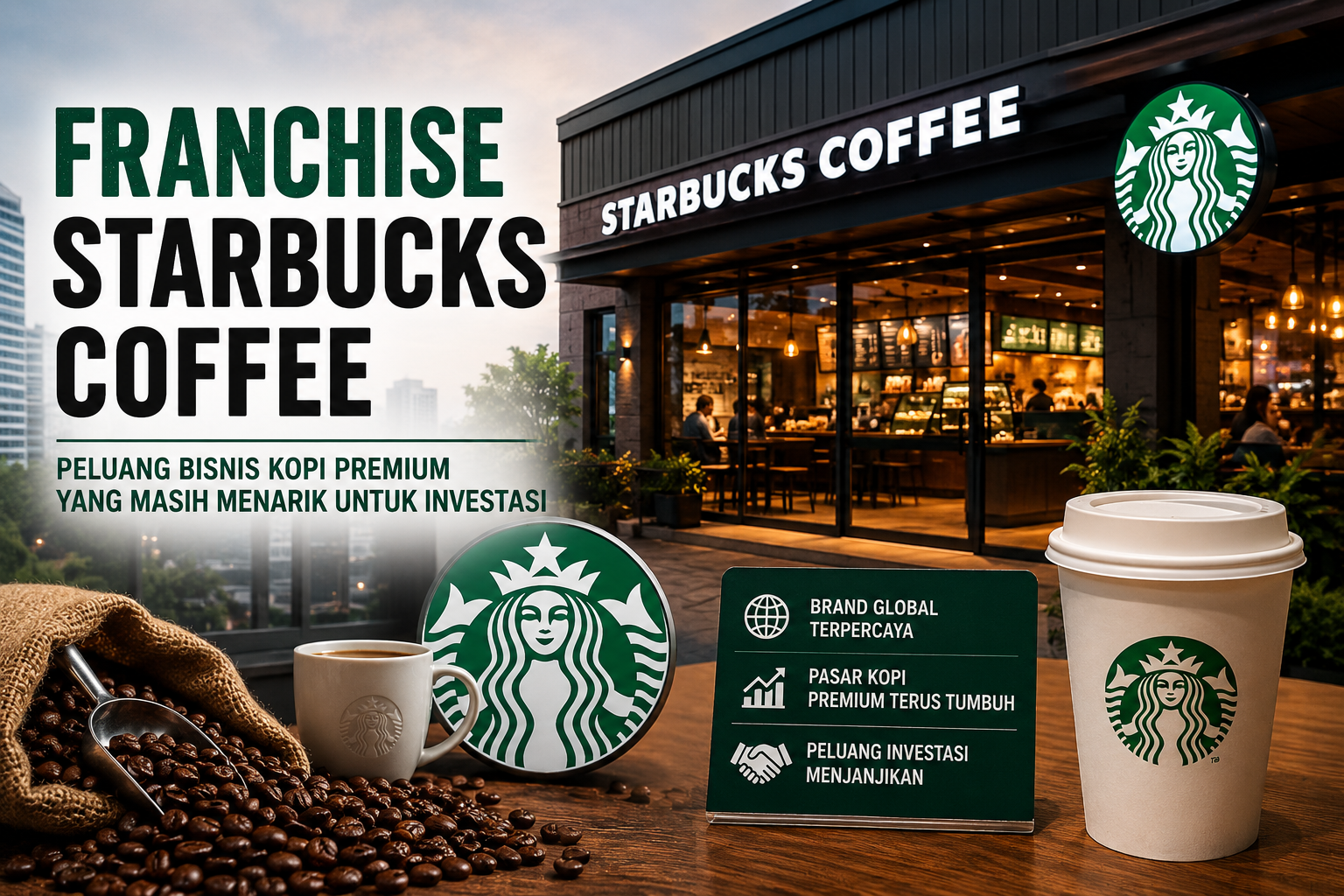 Franchise Starbucks Coffee, Peluang Bisnis Kopi Premium yang Masih Menarik untuk Investasi