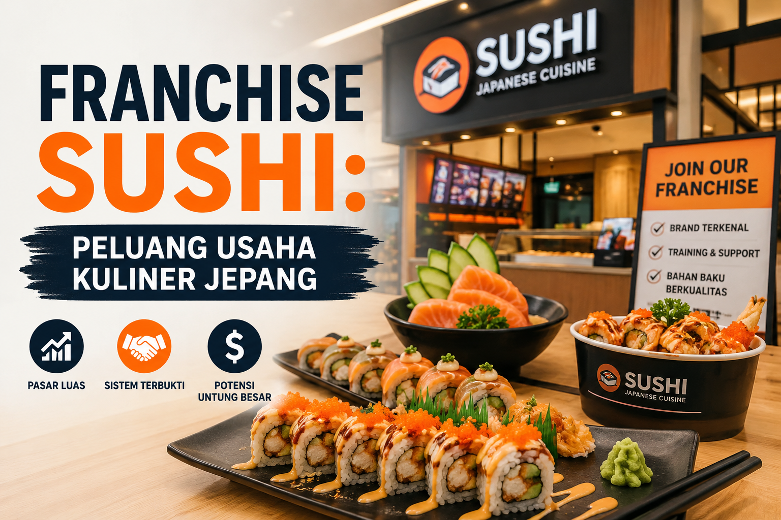 Franchise Sushi: Peluang Usaha Kuliner Jepang