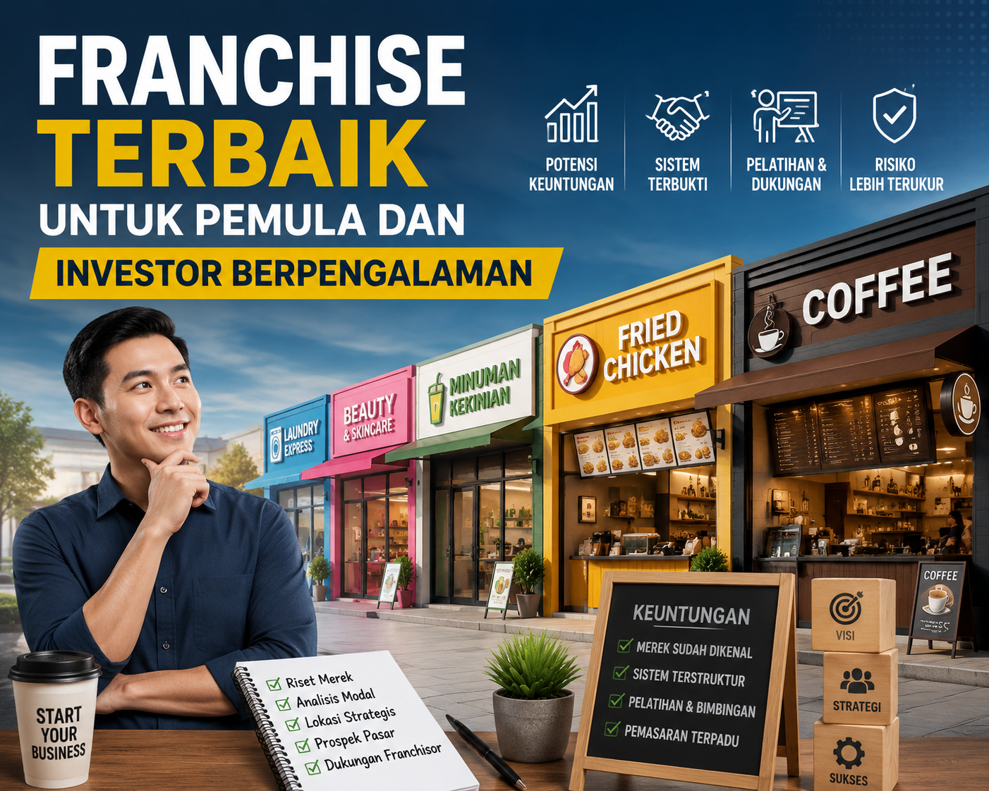Franchise Terbaik untuk Pemula dan Investor Berpengalaman