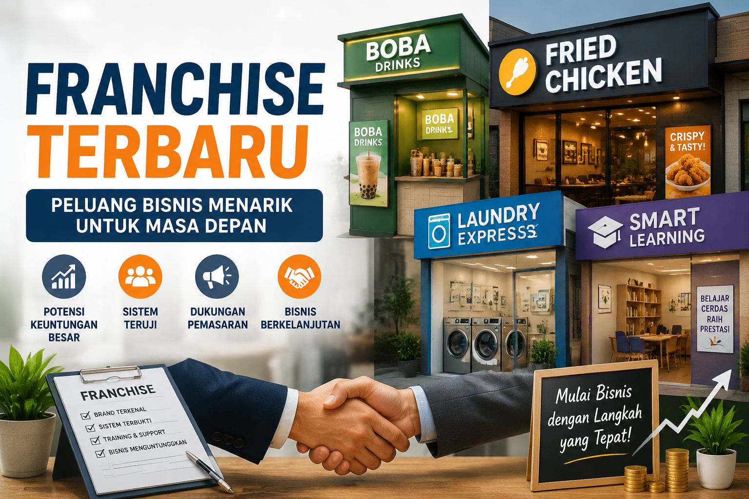 Franchise Terbaru dengan Peluang Bisnis yang Menarik