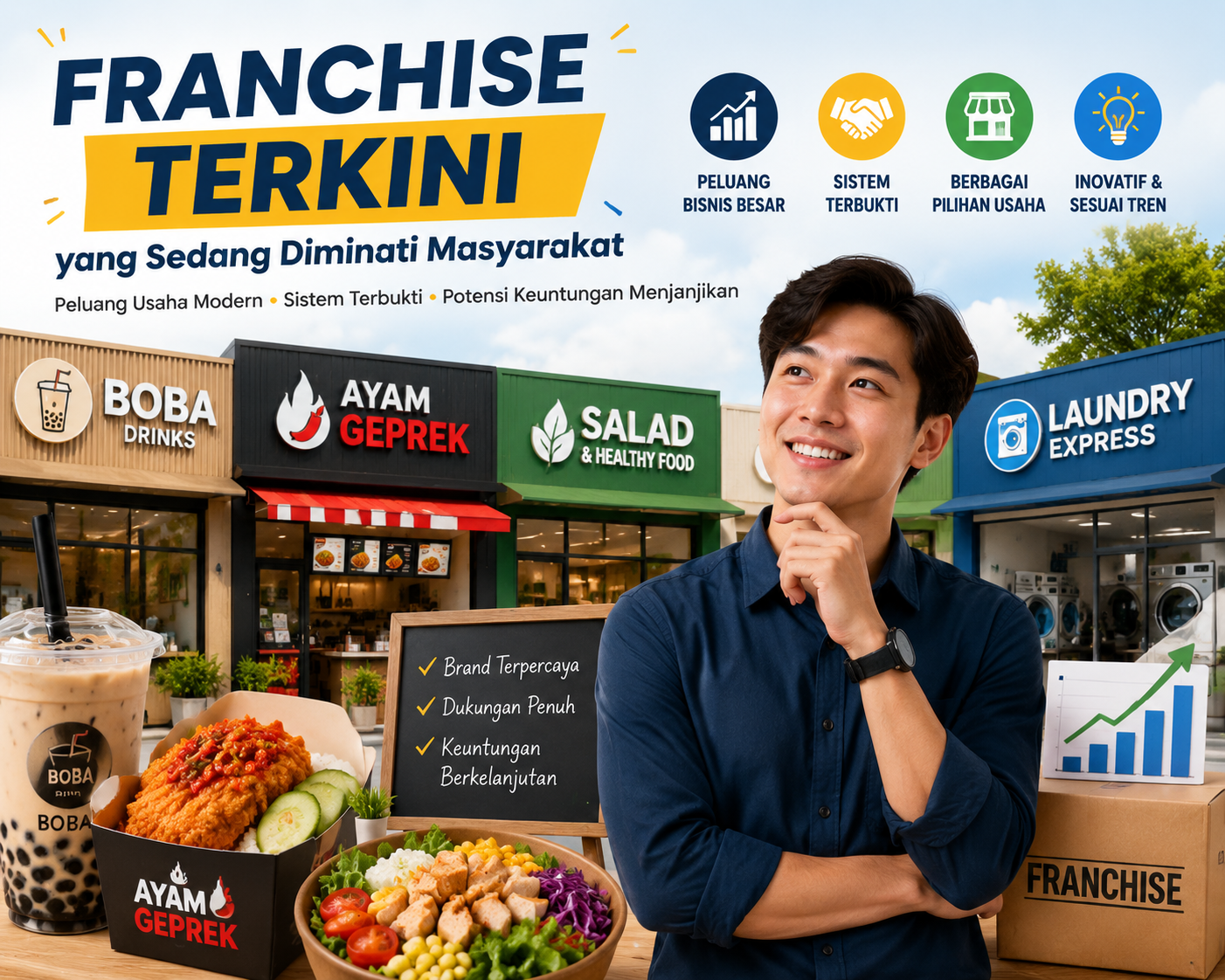 Franchise Terkini yang Sedang Diminati Masyarakat