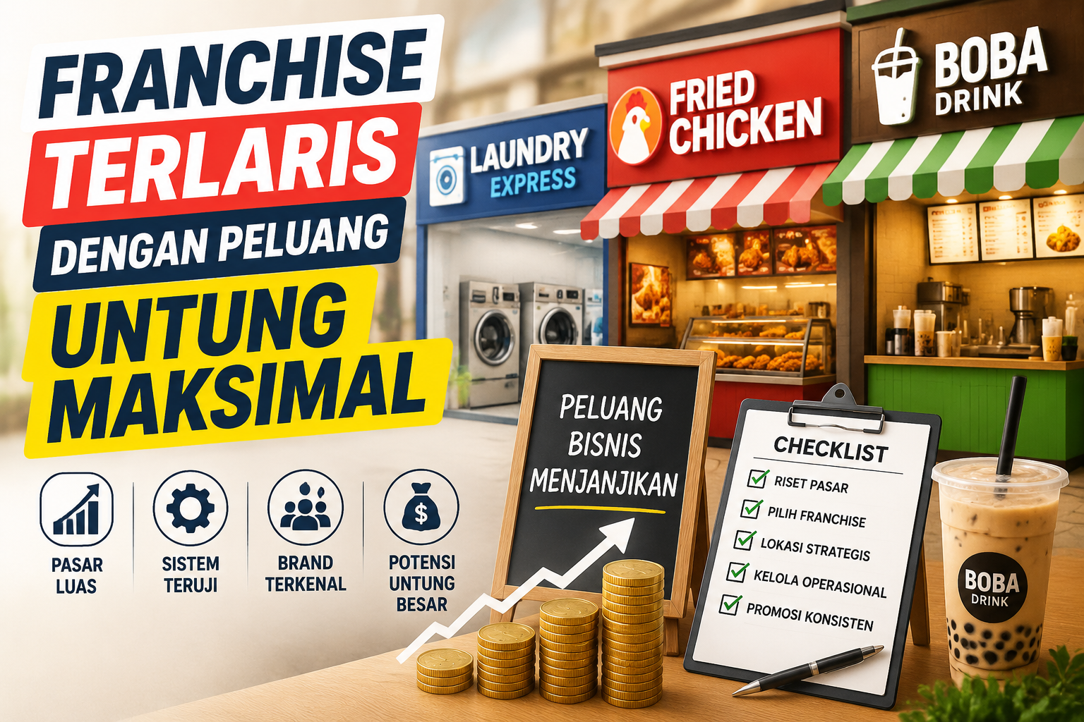 Franchise Terlaris dengan Peluang Untung Maksimal