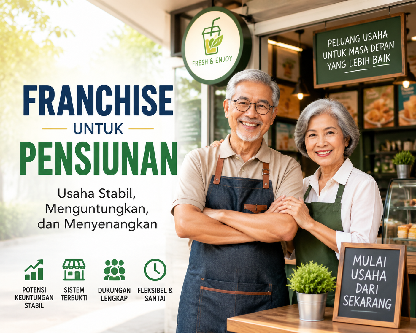 Franchise untuk Pensiunan yang Stabil dan Menguntungkan