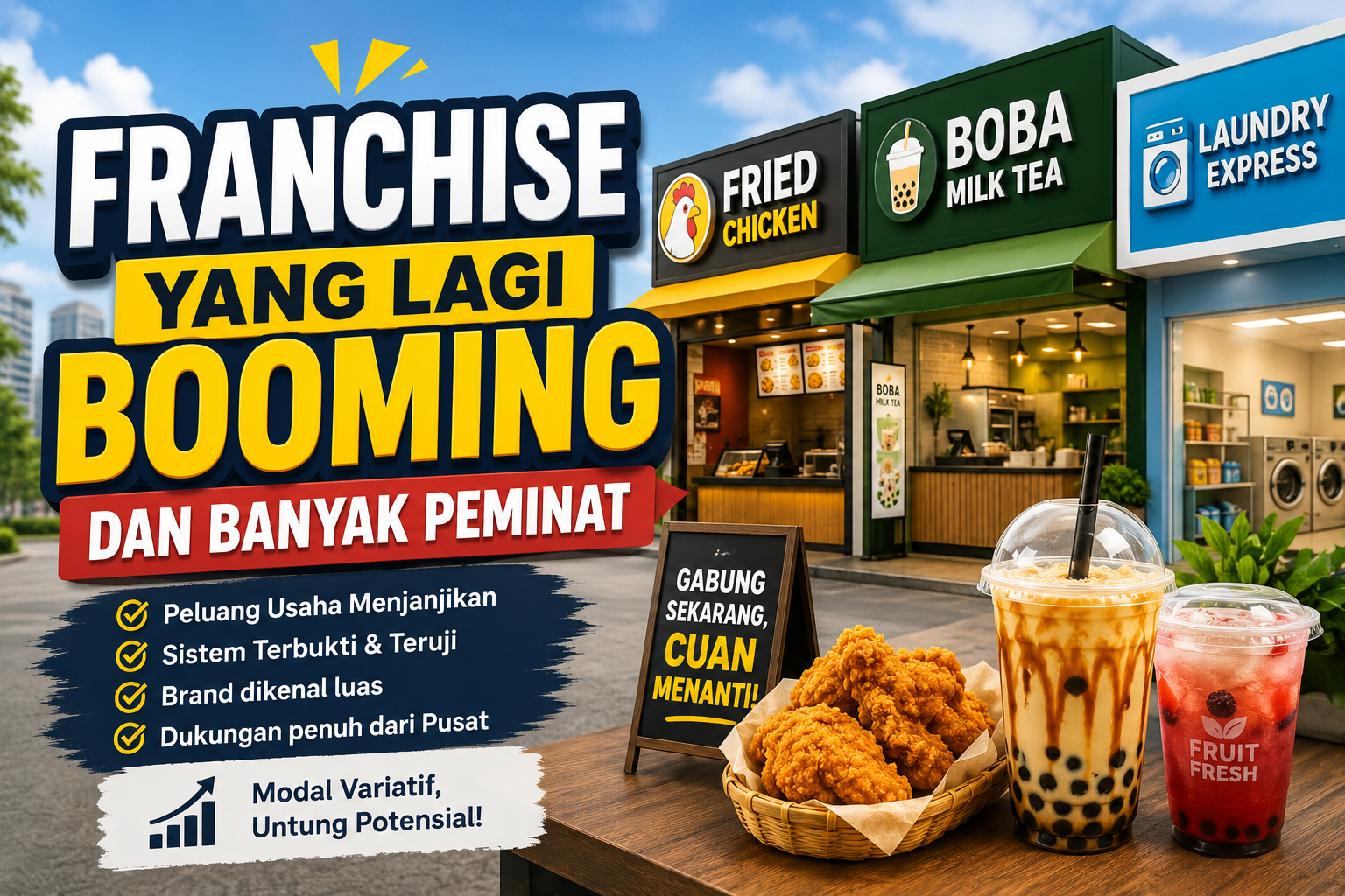 Franchise yang Lagi Booming dan Banyak Peminat