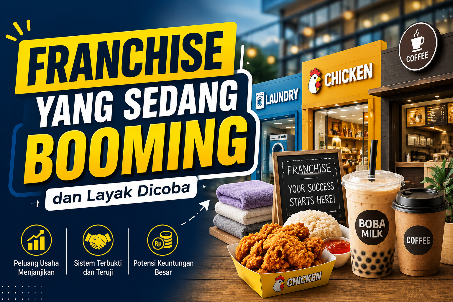 Franchise yang Sedang Booming dan Layak Dicoba