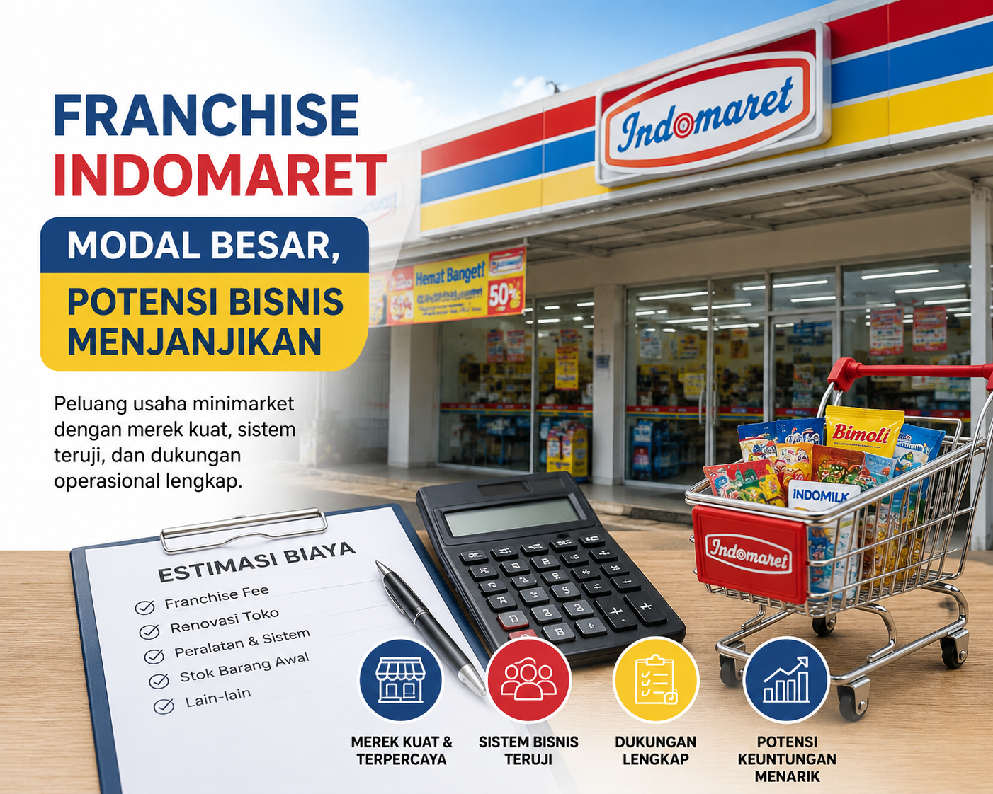 Harga Franchise Indomaret, Dengan Potensi Bisnis Menjanjikan