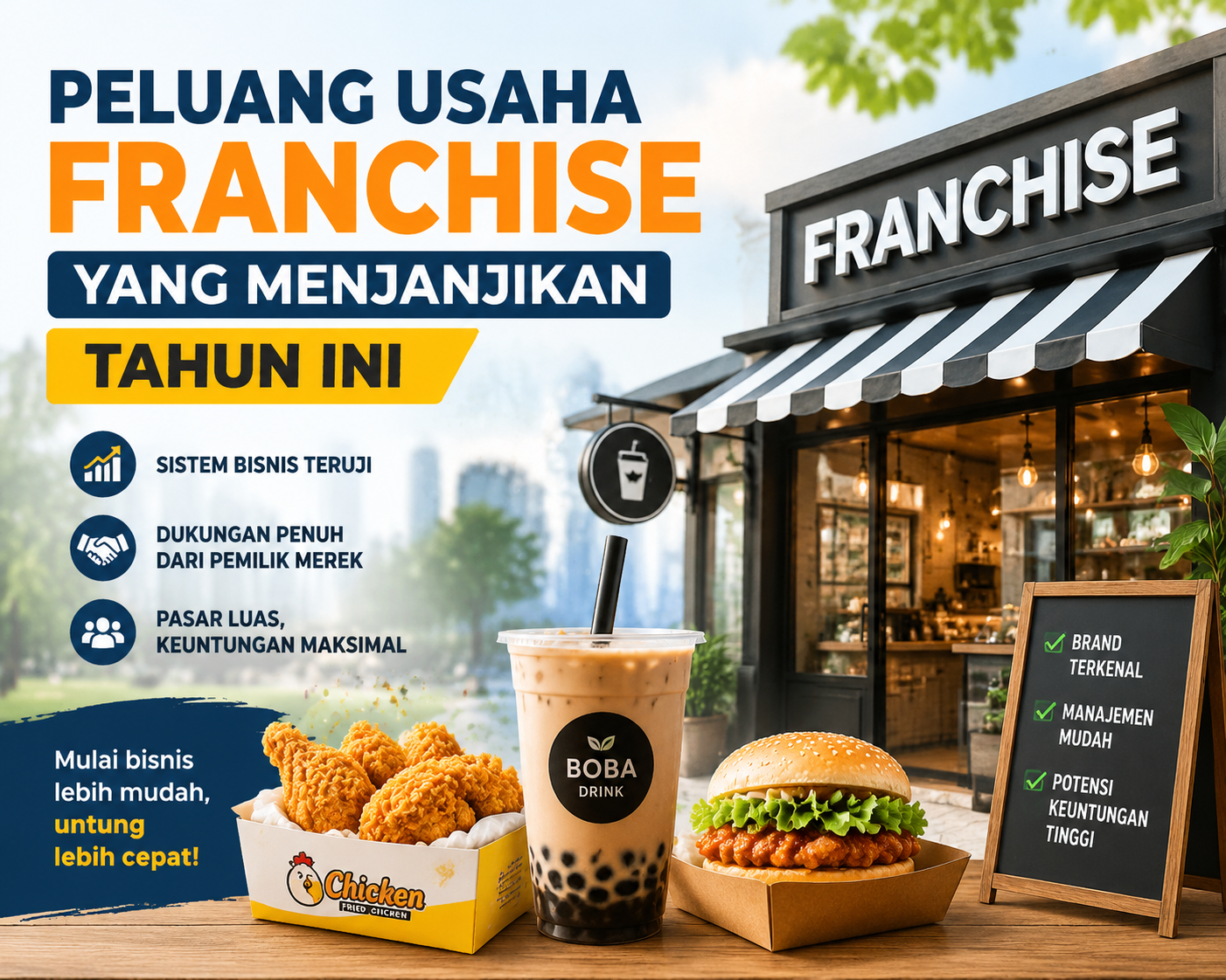 Peluang Usaha Franchise yang Menjanjikan Tahun Ini
