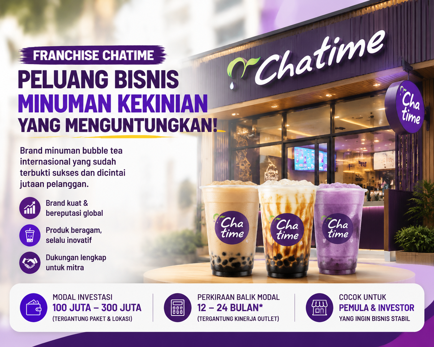 Peluang Bisnis Bubble Tea: Mengulik Franchise Chatime