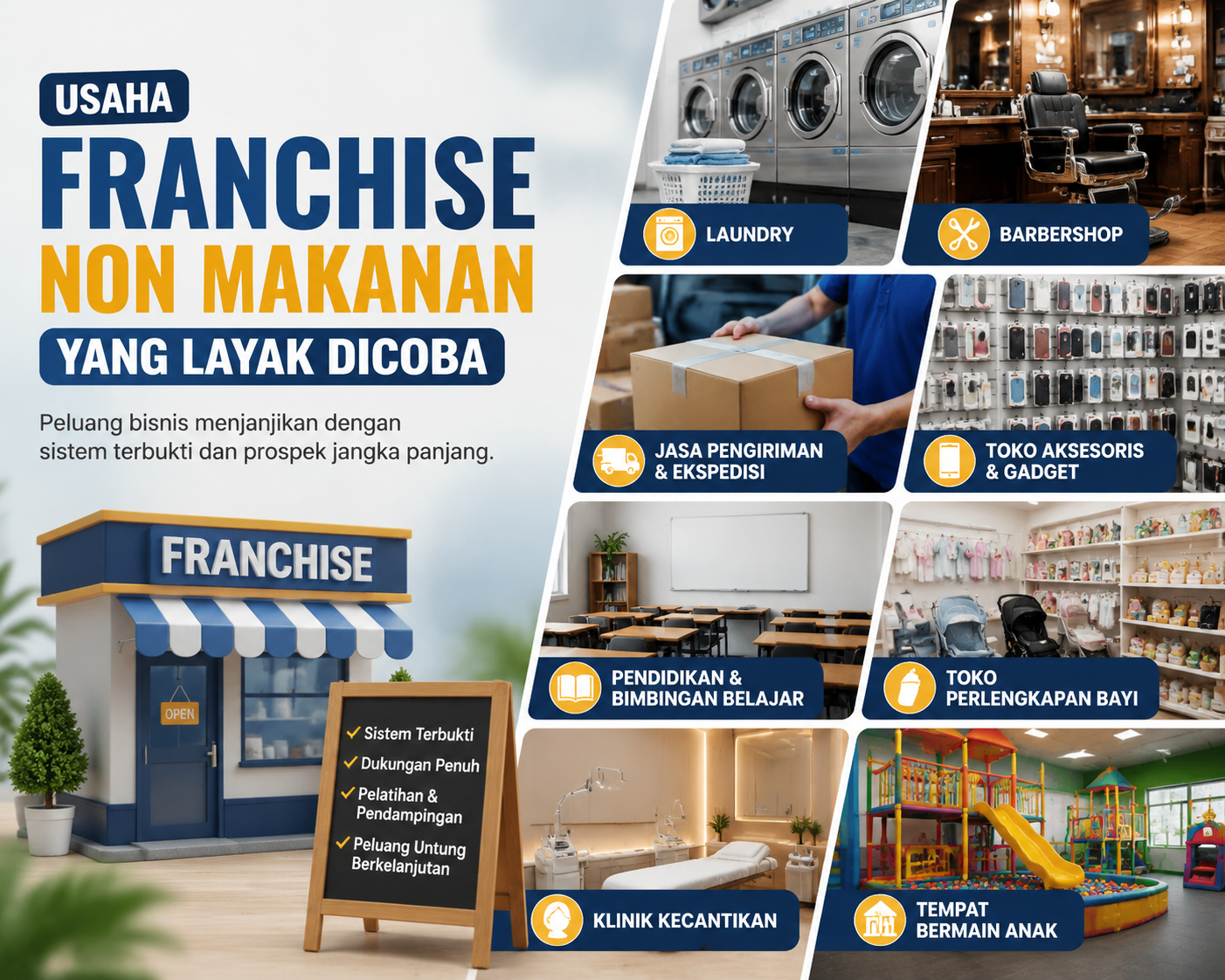 Usaha Franchise Non Makanan yang Layak Dicoba