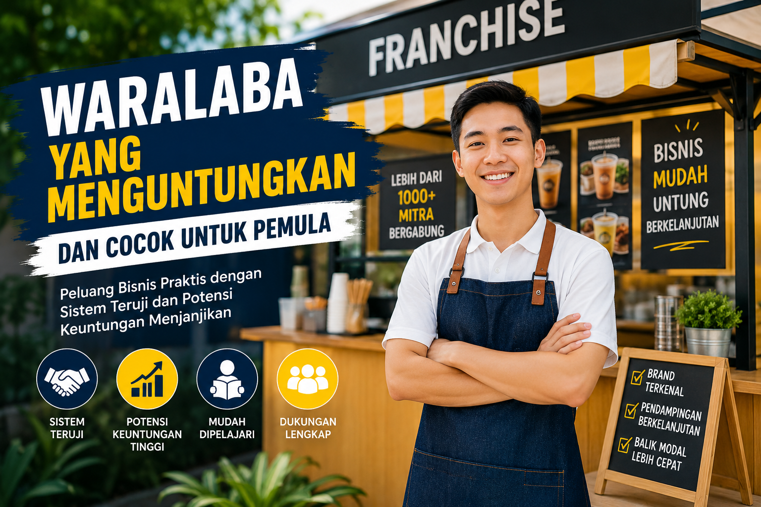 Waralaba yang Menguntungkan dan Cocok untuk Pemula