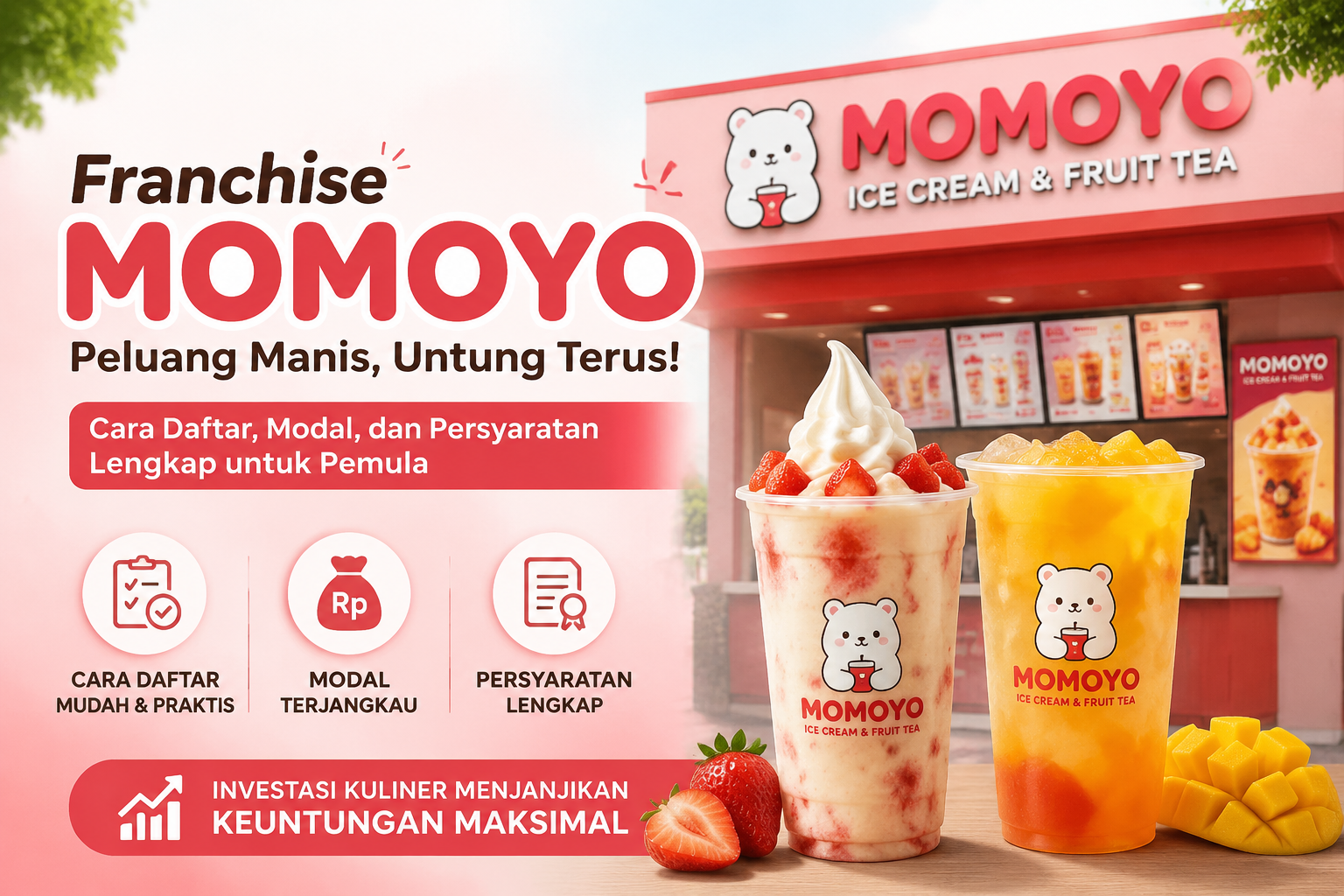 Franchise Momoyo: Cara Daftar, Modal & Persyaratan yang Wajib Kamu Tahu!